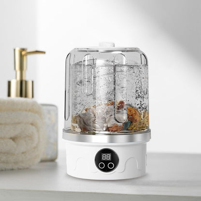 Travel Washer, Portable Panty Washing Machine with 3 Cleaning Modes, Compact Lightweight Underwear Washer for Apartment, Camping, RV, Dormitory, Laundry Convenience
