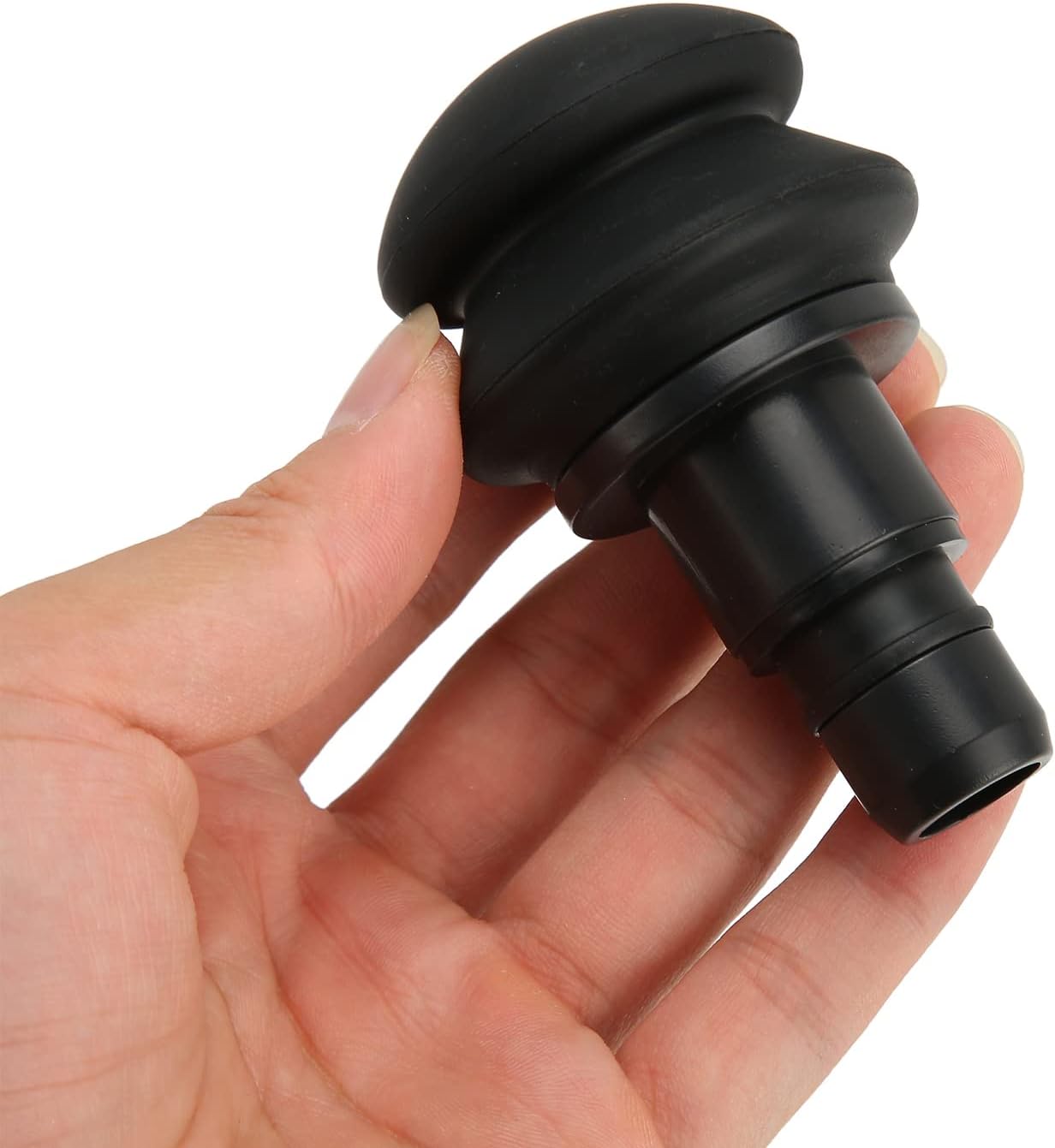 Fascia Gun Massager Head, Soft Silicone Massage Gun Replacement Head 18mm Outer Diameter Gas Pad for Buttocks