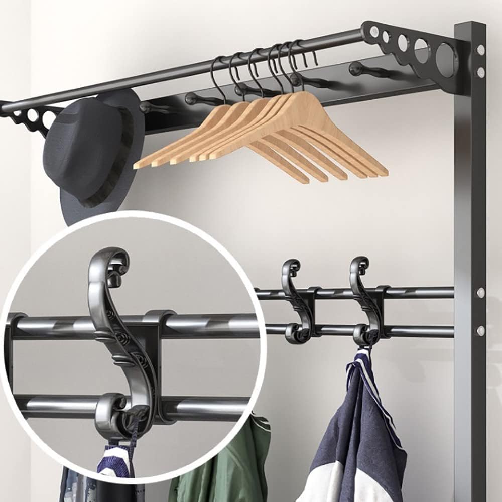 Generico Panca Appendiabiti 3 in 1 con vano portascarpe - Mobile Multifunzionale per Ingresso, corridoio, Camera da Letto - Elegante Organizer per Cappotti, Scarpe e Accessori