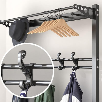 Generico Panca Appendiabiti 3 in 1 con vano portascarpe - Mobile Multifunzionale per Ingresso, corridoio, Camera da Letto - Elegante Organizer per Cappotti, Scarpe e Accessori