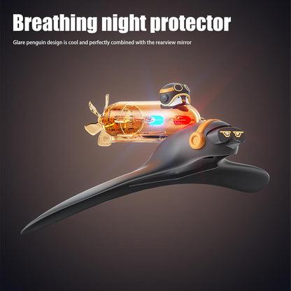 Rearview Specchio Decor, Vehicle Reflector Lighting, 1.77x6.5 Inches Weatherproof & Broad Compatibility, Automotive Outdoor for Trucks Road Trips and Unique Visual Effects