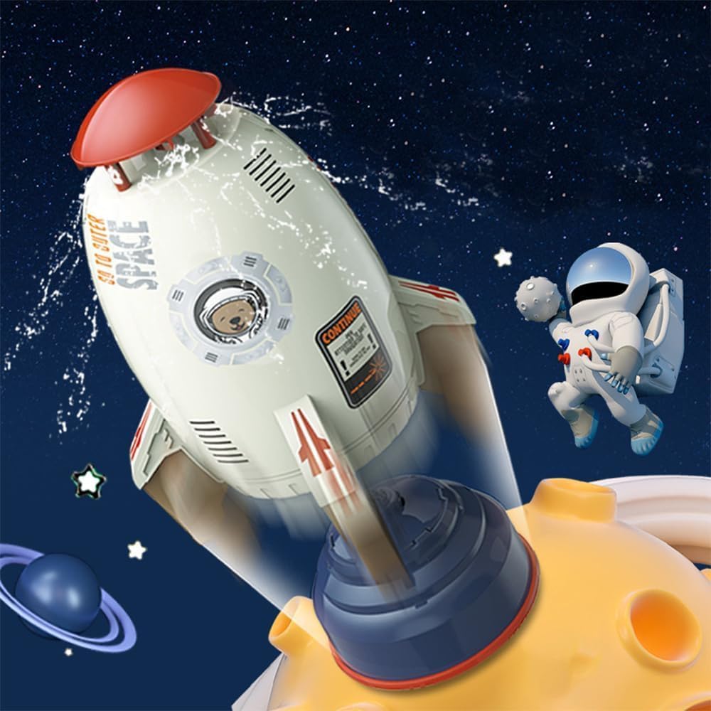 Splash Play Toys, Rocket Launch Sprinkler Toy, Rocket Sprinkler Toy for Children, Outdoor Sprinkler Toy, Sprayer Toy, Splash Play Toys