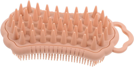VALICLUD Silicone Con Setole Delicate Massaggiatore Per Capelluto e Esfoliante Per Corpo Design Lato Per Uso