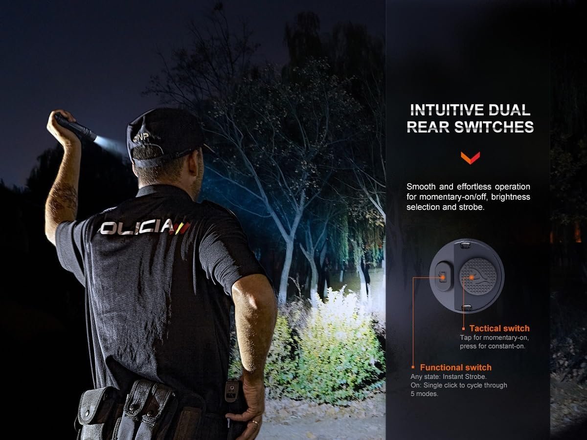 Fenix PD36R Pro Heavy-Duty Rechargeable Tactical Flashlight + Mini Lite Value Pack ** Canadian Edition