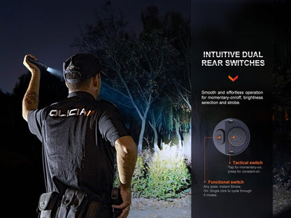 Fenix PD36R Pro Heavy-Duty Rechargeable Tactical Flashlight + Mini Lite Value Pack ** Canadian Edition