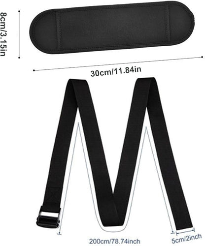 Hamstring Curl Strap - Adjustable Leg Bands | Resistance Band | Workout Equipment, Home Gym Accessories For Strength Training & Injury Prevention - 200x5cm