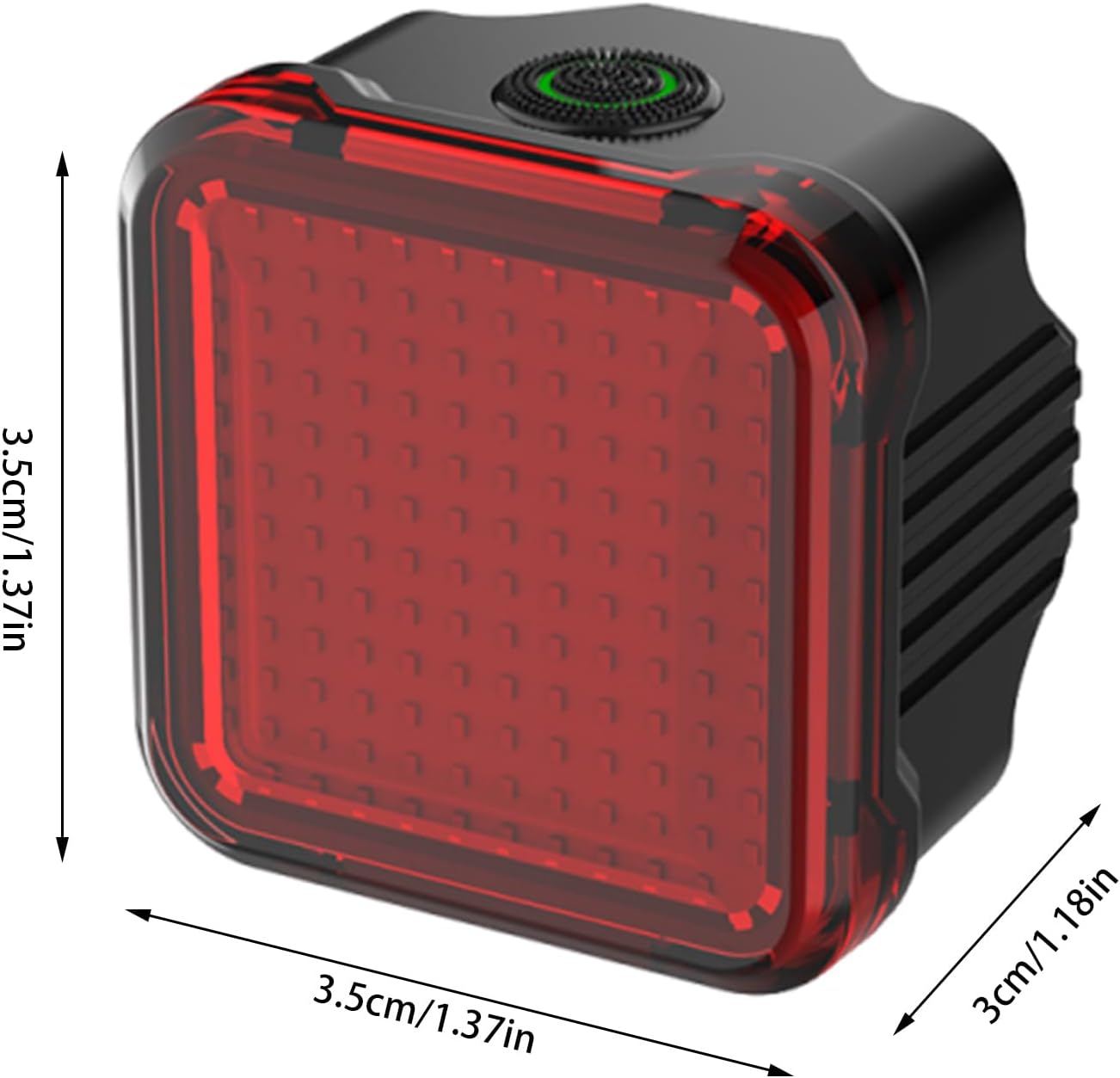 Tail Light, Bike Safety Brake with Long Battery Life and Multi-Dynamic Expressions, Led Warning Lighting Cycling Accessories for Bike Touring, Mountain Trail, Outdoor Adventures