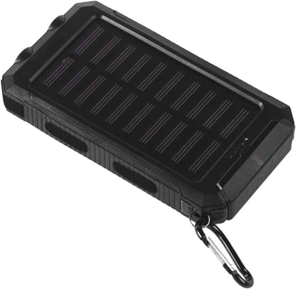 Solar Powered Charger,20000mAh Portable Solar Charger Battery Bank - Waterproof Battery Pack with Flashlight Survival Gear for Hiking, Explorer & Cell Phone