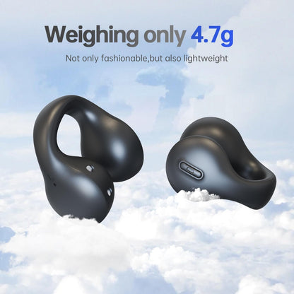 Wireless Earbuds, Clip on Headphones Over-Ear with Touch Control 13mm Speakers Stereo Sound Open Ear Buds IP5 Waterproof Sport Bluetooth Earphones 40H Playback Headset for Work Fitness