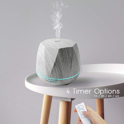 Aromatherapy Essential Oil Diffuser 550ml Ultrasonic Diffusers Cool Mist Air Humidifier with Remote Control 7 Colors LED Lights and Waterless Auto Shut-Off Timer for Home Bedroom Room Office