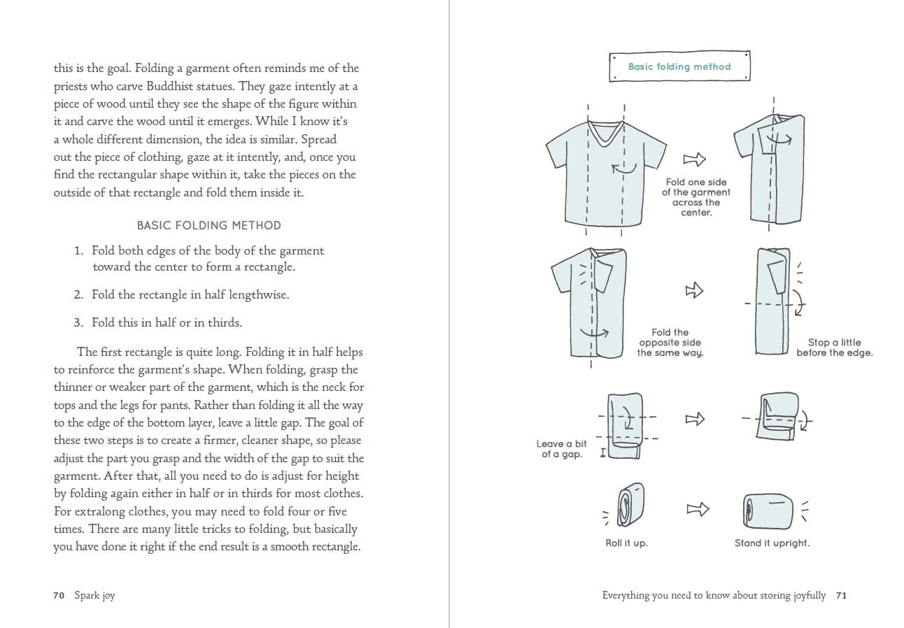 Spark Joy: An Illustrated Master Class on the Art of Organizing and Tidying Up