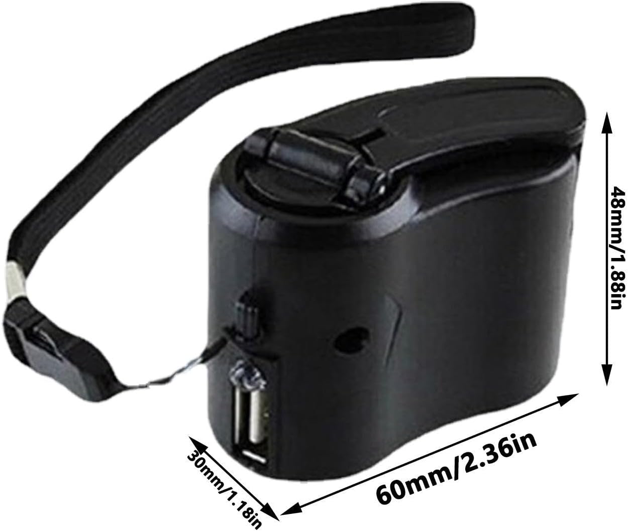 Hand Crank Generator Charger, Hand Crank Phone Charger, Outdoor Hand Crank Charger, Power Bank Fast Charging Solar Charger for Outdoor Activities, Traveling, Camping