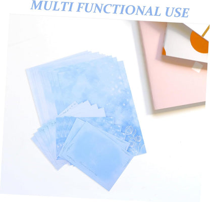 Holibanna 10Set Writing Paper Set with Envelopes Vintage Romantic Design Stationery for Craft Projects