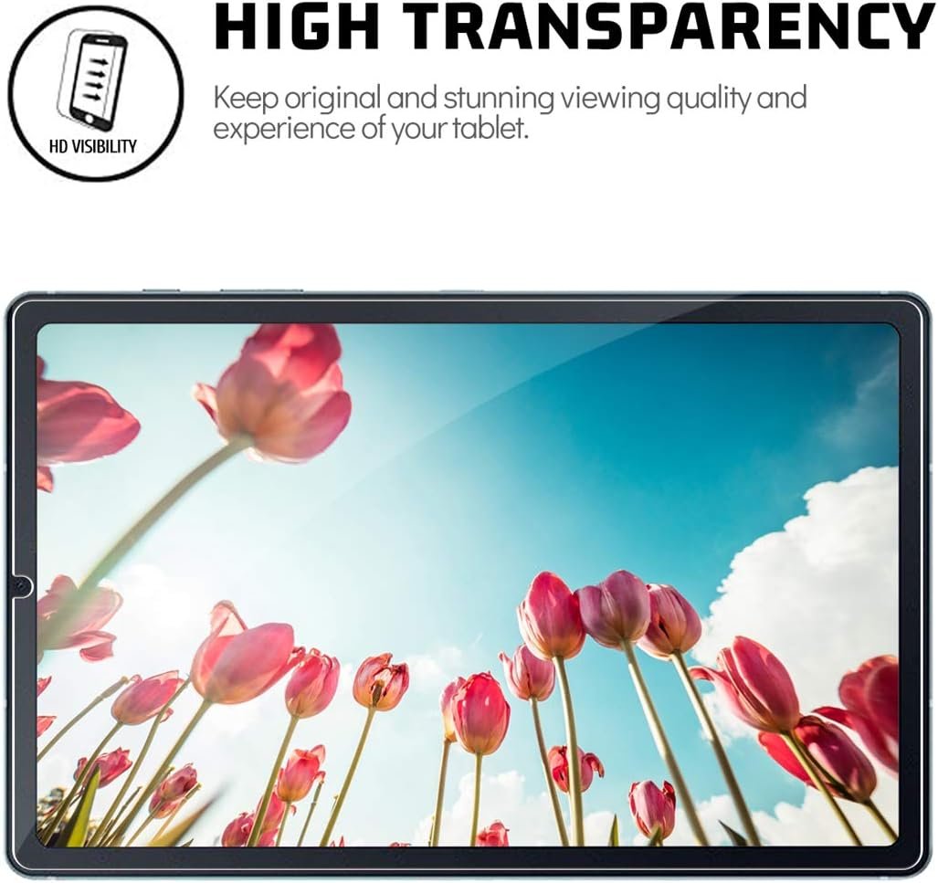 Screen Protector for Samsung Galaxy Tab S6 Lite 10.4 inch 2024/2022/2020 with 9H Tempered Glass Film, HD Clear [2-Pack]