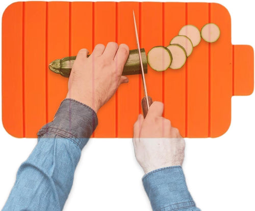 Cutting Board | Reusable Kitchen Prep Mat | Non-Slip Food Prep Tool, Lightweight Camping Accessories for Rv Cooking