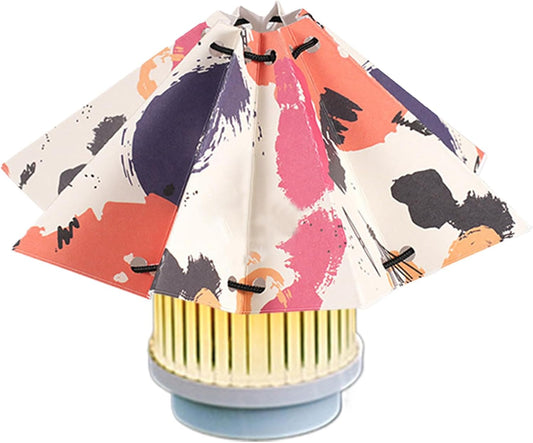 Portable Camping Lamp Umbrella Lampshade, Decorative Lamp Cover, 6.69 Inches Durable Fixture Replacement Globe for Pool, Deck, Beach, Grill, Courtyard, and Outdoor Ambiance Lighting