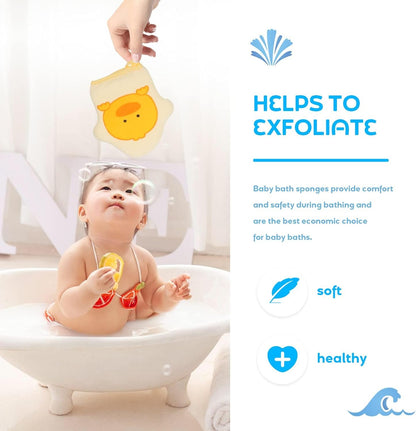 2pcs Bath Cotton Method Body Wash Cleaning Gloves Infant Shower Mitt The Face Baby South