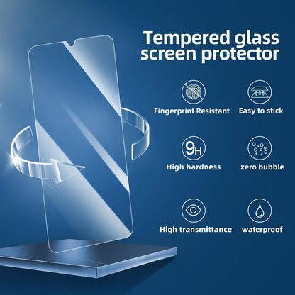 NEW'C 3 Pack Designed for Samsung Galaxy A15 5G /4G Screen Protector Tempered Glass,Case Friendly Ultra Resistant