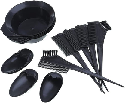 DOITOOL 5 Pz kit per colorare i fai da te Orecchie da coniglio kit parrucchiera kit parrucchiere abito strumenti per la tinta dei cura attrezzo Pennello
