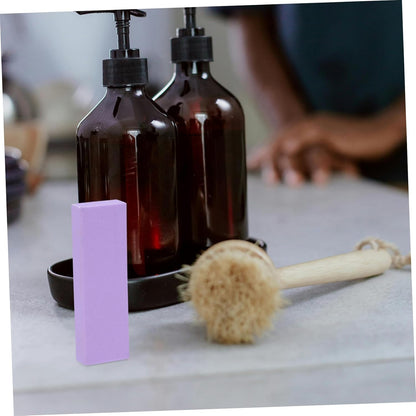 minkissy Eraser to Remove Stains Drainer Cleaner Drain Unblocker Holder Soft Gummy Stone Refill Snowboard Gummy Stone Granite Polishing Pads Sponge Sandpaper Block Rubber Purple