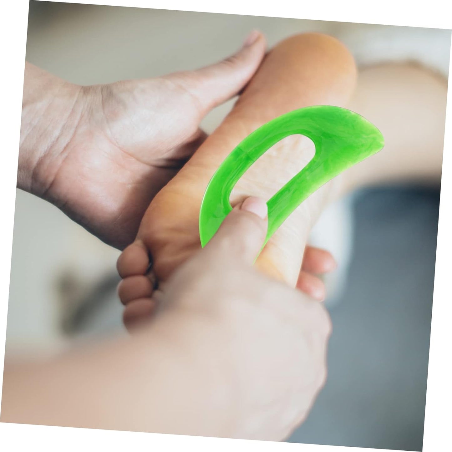 WRITWAA 2 Pezzi Scheda Raschiaggio a Forma Di Scimitar Asse Raschiatura Attrezzo Massaggio Corpo Raschietto Per Massaggi Tavola Raschiante Massaggiatore a Mano Resina