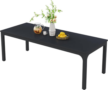 Tribesigns Dining Table for 6-8 Person, 78 inch Long Rectangular Kitchen Dining Table for Living Room and Dining Room, 78.7 x 27.5 x 29.5 Inches(Only Table)