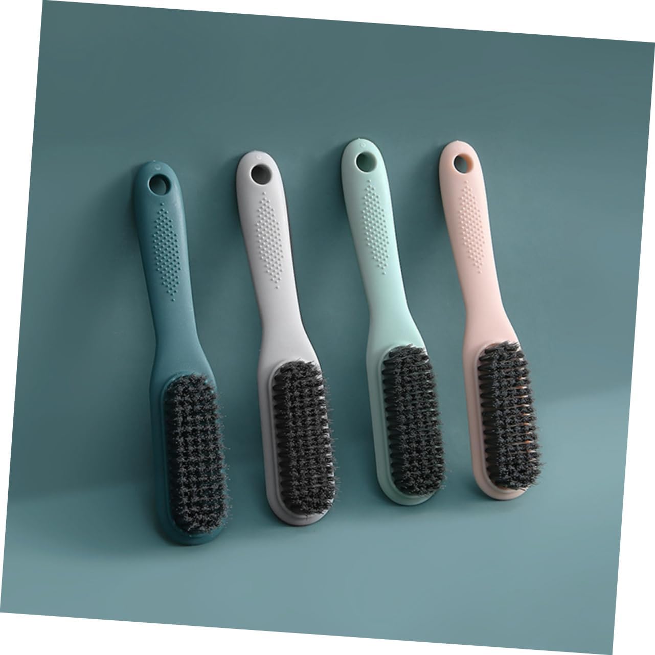 Holibanna Set Di Spazzole Per Scarpe E Vestiti Family Essential Da 4 Pezzi Con Manico E Setole Anti-pelucchi Per La Rimozione Delle Macchie