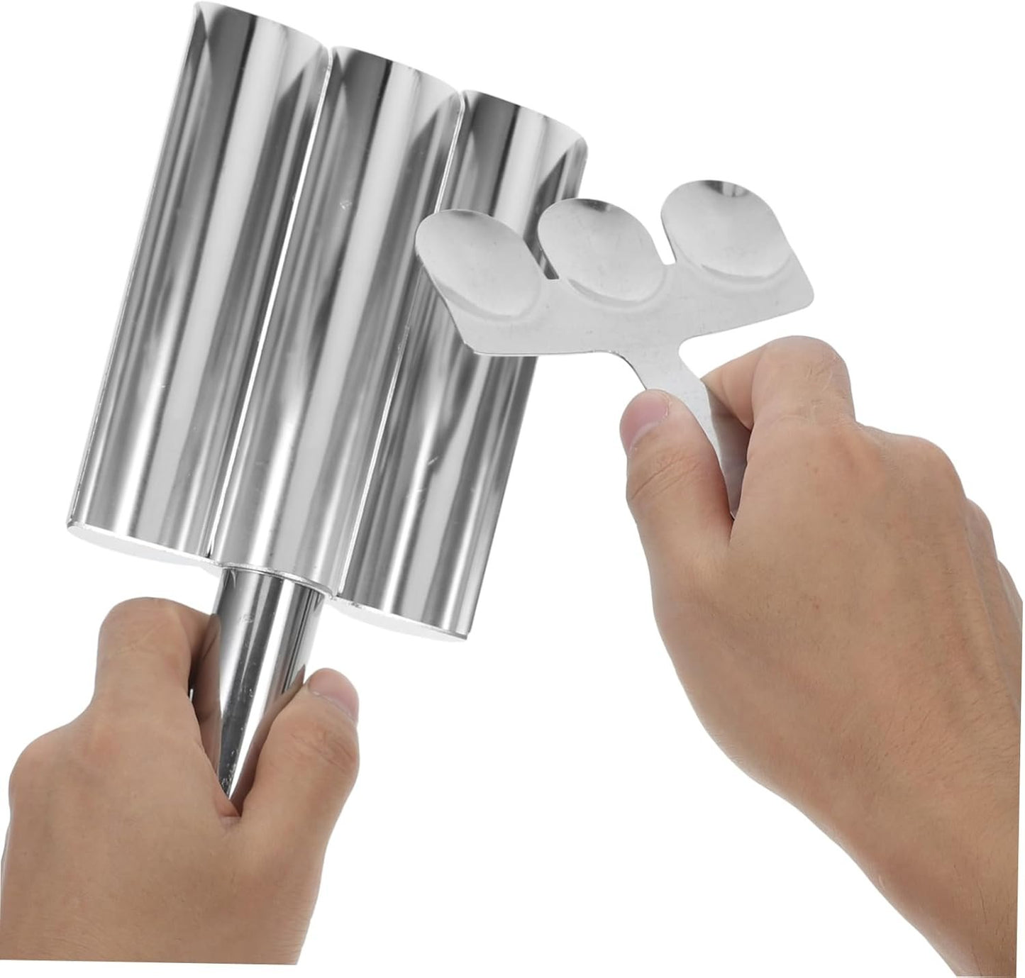 CRILSTYLEO Set of 3 Stainless Steel Meatballs Pressing Tool for Home Use Restaurant Hot Pot Shop Easy to Clean and Install