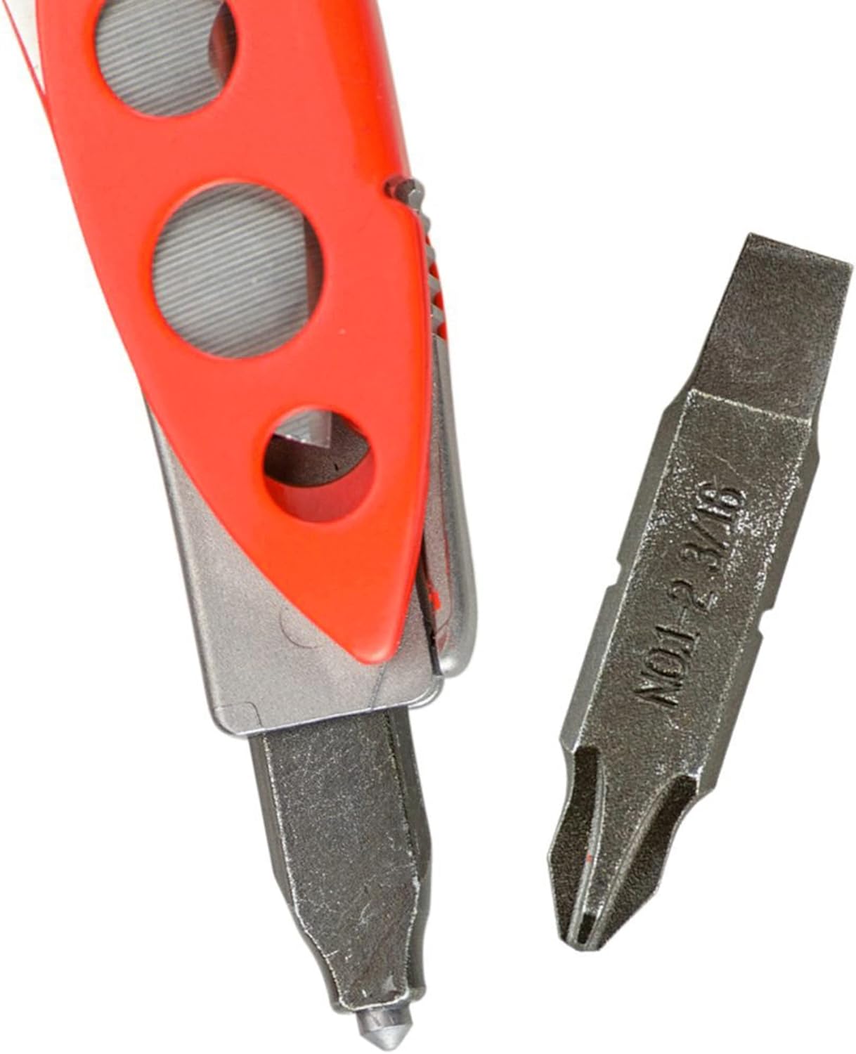 LEATHERMAN, Skeletool RX Multitool with Serrated Knife and Glass Breaker, Red