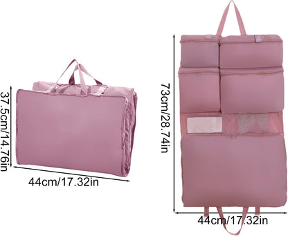 Foldable Suitcase Bag, Lightweight Luggage Organizer, Portable Compression Packing Bags, Ideal for Airplanes, Workout Gym, Toddler Gear, Clothing, Travel 28.74x17.32 Inch