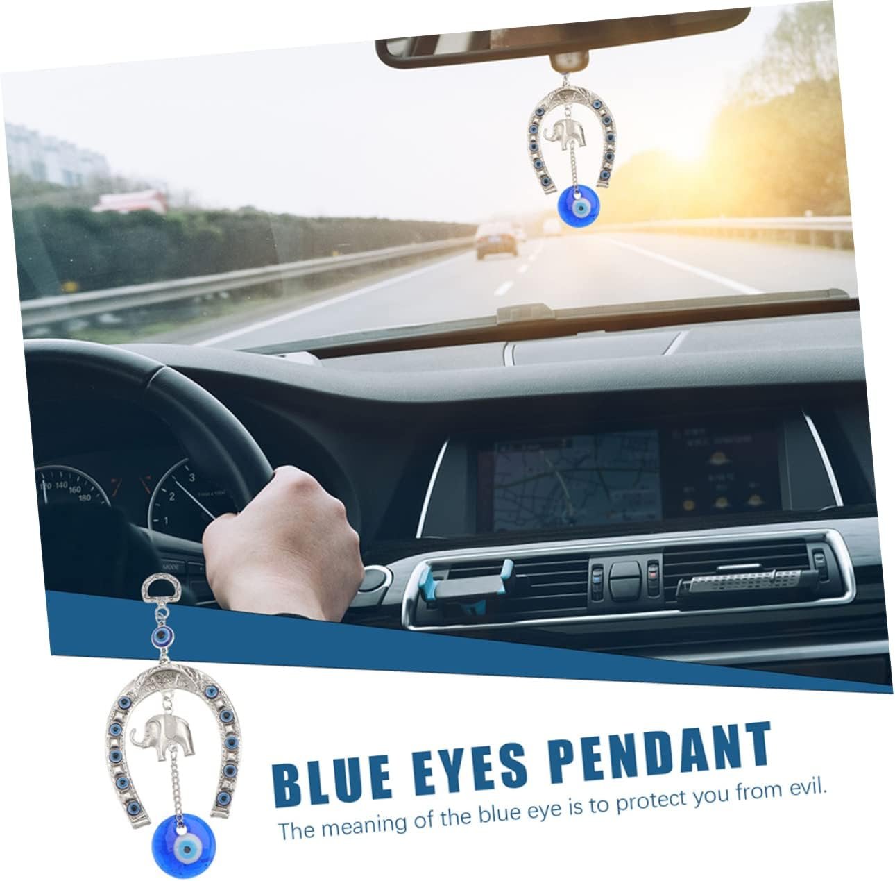 MAGICLULU 2 Set Ornamento Sospeso Da Elefante Occhio Decorazioni Per La Casa Della Statua Dell'elefante Decorazione Di Elefanti Per Interni Arredamento Elefante Per La Casa Resina 2 Pezzi*2