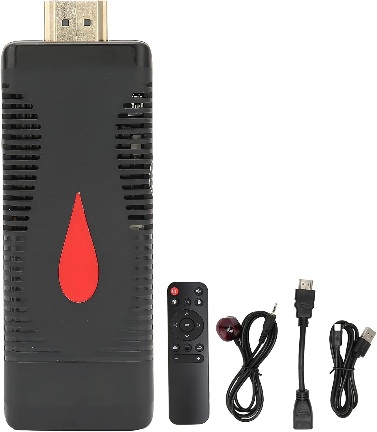 4K HD TV Stick, 2GB RAM + 16GB ROM Portable TV Box Stick for Android 10, HDR Display Smart Television Stick for Business Meetings, Leisure, Entertainment, Family