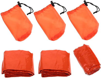 Sosoport Thermal Sleeping Portable Survival Tent Warm Sleeping Camp Tent Bivy Sack Blanket for Outdoor Hiking