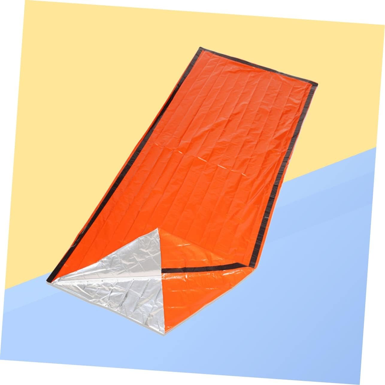 Generic Pe Aluminum Film Mat for Outdoor Camping Hiking Compact Portable Tent with Storage Whistle Orange
