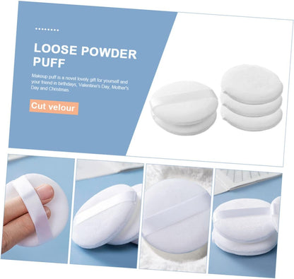FRCOLOR 5 Pz soffio di cipria sciolto applicatore di bellezza piccolo strumento per il trucco makeup cosmetici accessorio cosmetico per ragazza soffice soffio di cipria in polvere
