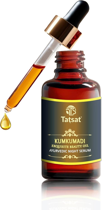 TATSAT Kumkumadi Exquisite Face glow Serum for radiant,spotless wrinkle free skin.anti aging,non oily-10m