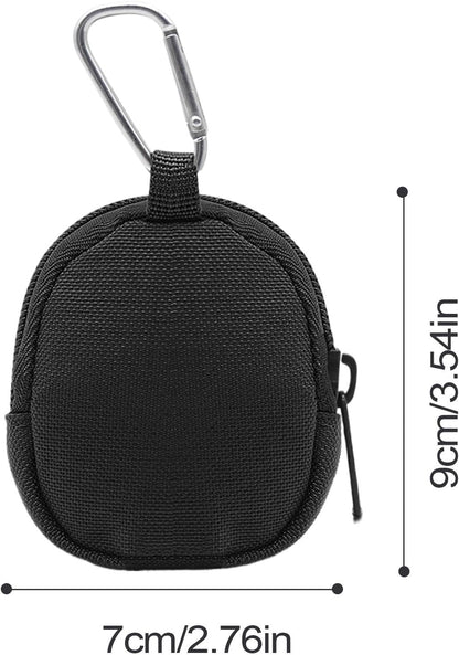 Multi-Functional Keychain Pouch Wallet, Outdoor Waist Case and Backpack Accessory for Travel, Camping, Hiking, Fishing, Cycling, and Exploration, Versatile Organizer for Gear Solution, Black, Please