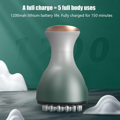 Strumento Per Massaggio Anticellulite | Dispositivo Elettrico Senza Fili Manuale per Massaggio Cellulite | Accessorio per Benessere di Cosce Gambe Braccia Addominali Glutei e Corpo