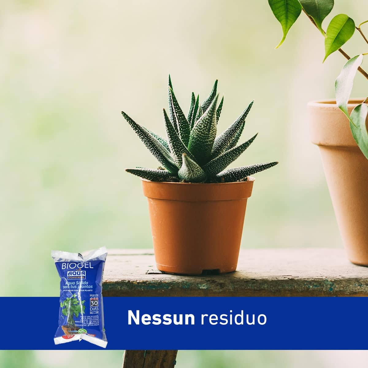 Aqua Control - Solid Water for Your Plants - Ideal for Watering During Holidays, Up to 30 Days Without Watering - 400ml - Pack of 12 - Pack May Vary