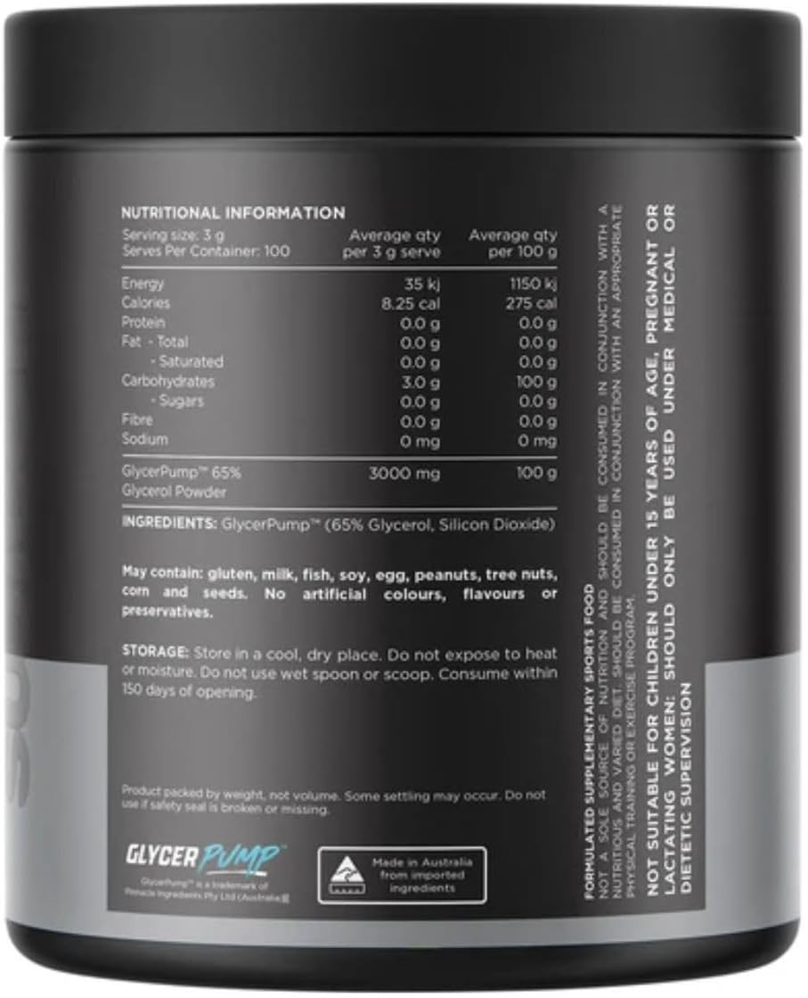 Switch Nutrition Glycerol Powder 300gm 100 Serves