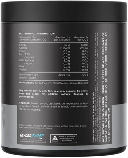Switch Nutrition Glycerol Powder 300gm 100 Serves