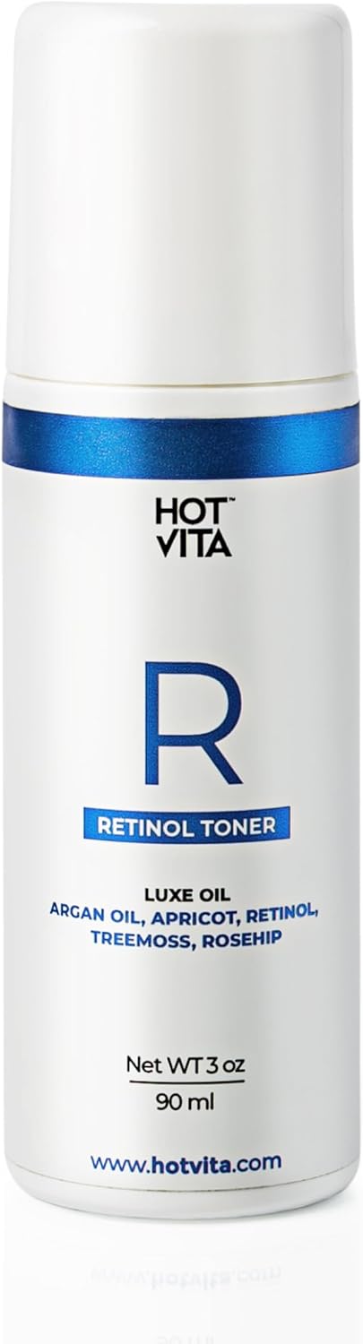 Hot Vita Retinol Body Toner – Nighttime Anti-Aging & Anti-Cellulite Formula with Natural, Skin-Safe Ingredients to Tighten Skin, Smooth Complexion & Enhance Radiance