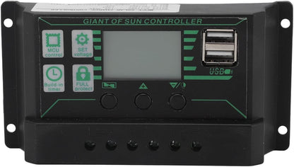 gernie 600W 18V Solar Panel Kit Battery Charger, Solar Panel Starter Kit with 100A Charge Controller, Crocodile Clip & Suction Cup, for RV Marine Boat Off Grid System