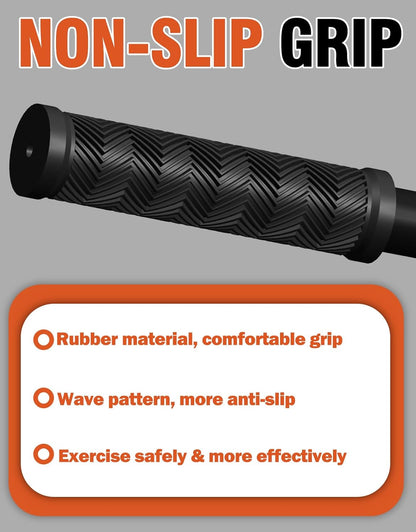 Fitarc Straight Lat Bar Cable Machine Attachment,Pull Down Short Bar for Bicep&Tricep Curl for Home Gym