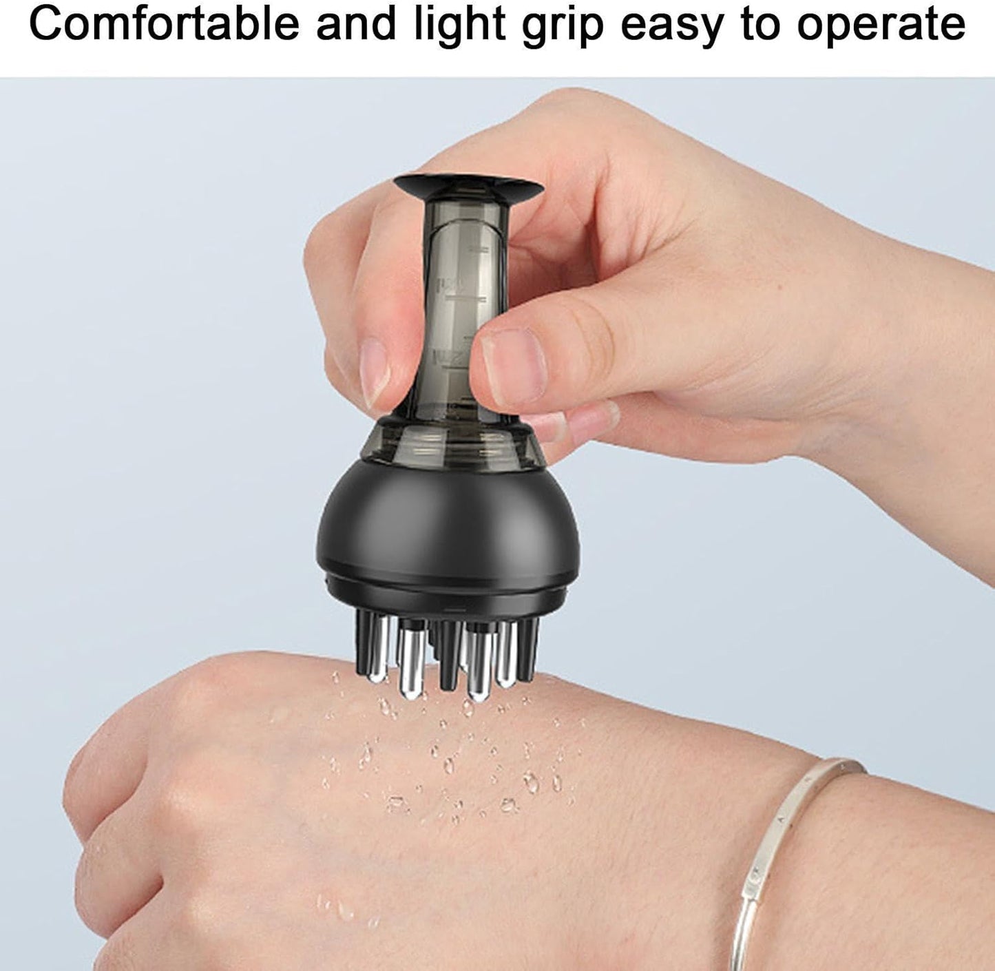 Scalp Applicator Comb - Minoxidill Applicator, Rollerball Oil Comb | Anti Leak Scalp Massager Hair Growth Oiling Applicator, Hair serumm Massage minii Scalp Applicator Comb for Head Care Hair Root