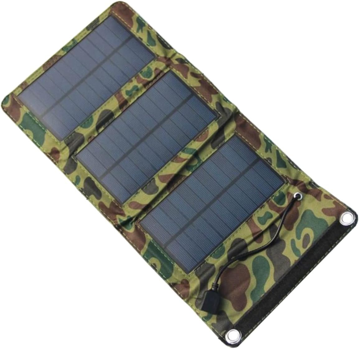 Toddmomy 5w Solar Panel Charger Portable Solar Power Bank for Phone/Tablet/GPS/mp3 Outdoor Camping