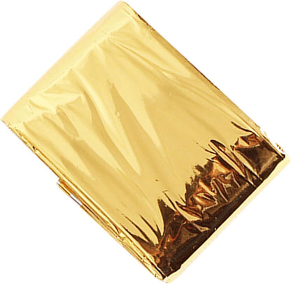 Emergency Blanket Survival Blanket Thermal Reflective Camping Blanket for Outdoor Emergency Rescue (gold-5pcs)