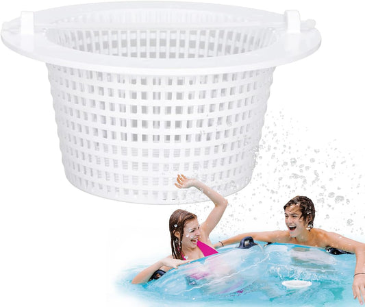 Skimmer Basket, Pool Filter, 6.3x3.82 inches Floating Design, Comfortable Fit Sturdy Material, Pool Debris Remover for Commercial, Residential, Water Maintenance, Cleaning