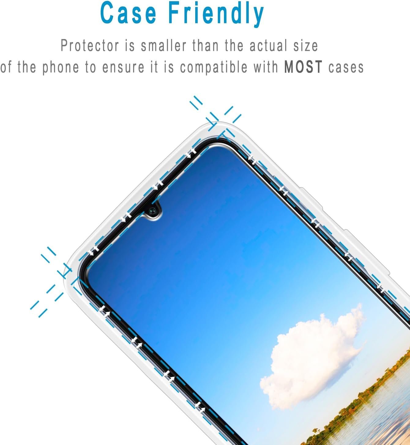 Bencuku (2 Pack) Designed for Samsung Galaxy A15 5G / 4G 6.5-Inch Tempered Glass Screen Protector, HD Clear, Anti Scratch, Bubble Free