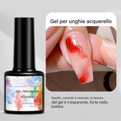 Blooming Gel, Watercolor Print Nail Gel, 5ml Individual Care & Finger, Personal Care Supplies for Vibrant, Intricate Designs on Fingernails, Women, and Girls